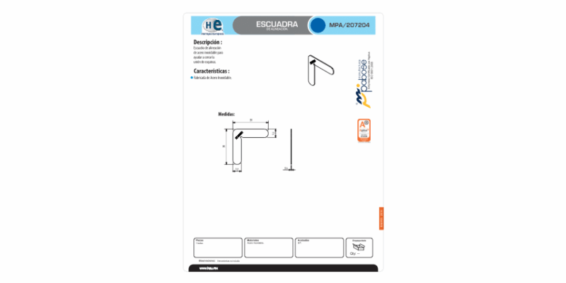 FICHA ESCUADRA MPA 207204