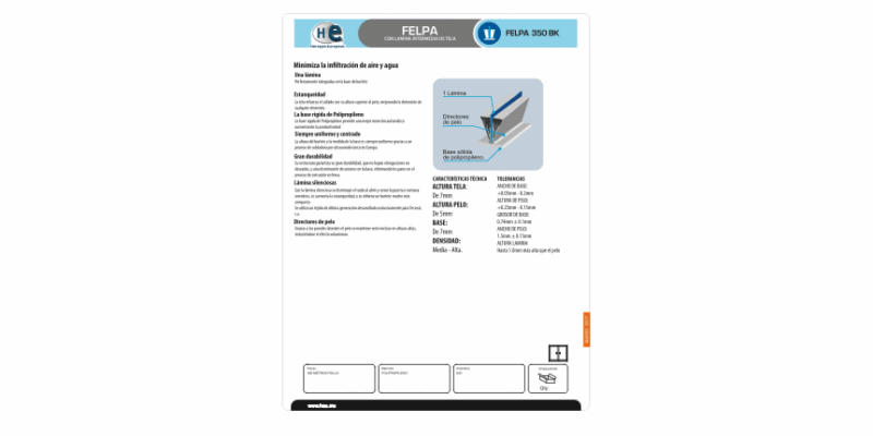 FICHA FELPA 350 BK