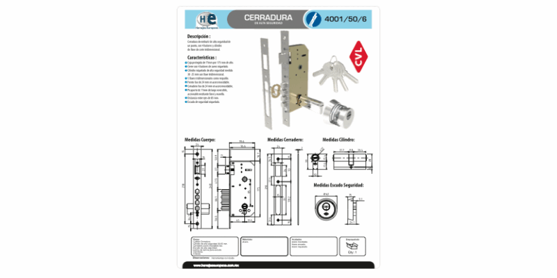 FICHA CHAPA 4001 50 6
