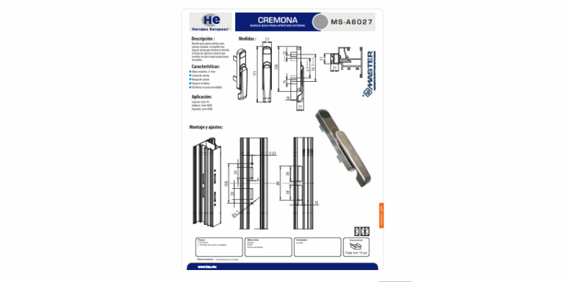 FICHA MANILLA MS-A6027