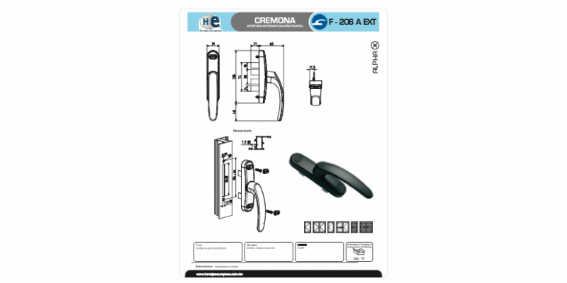 FICHA F-206 A EXT