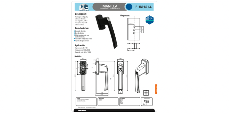 FICHA MANILLA F-5212 LL