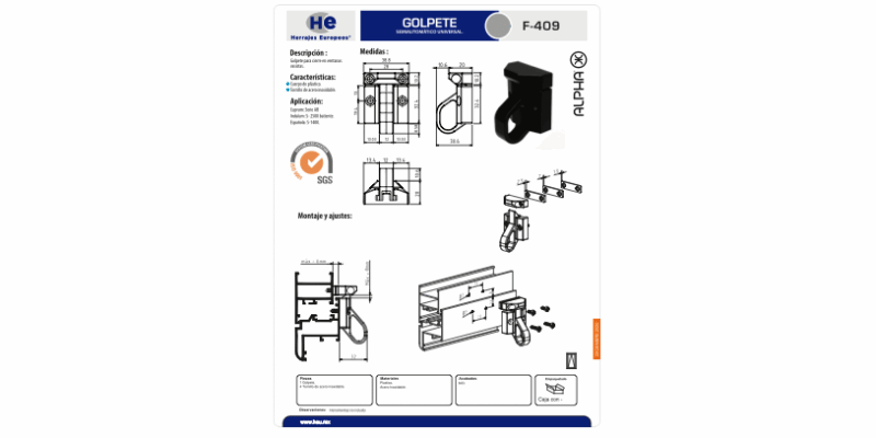 FICHA GOLPETE F-409
