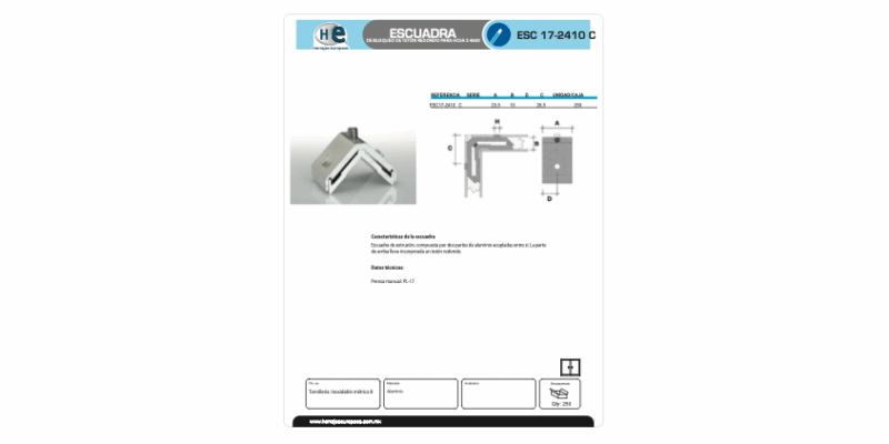 FICHA ESC 17-2410 C