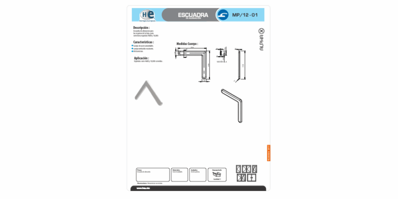FICHA ESCUADRA ALINEACIÓN MP 12 01