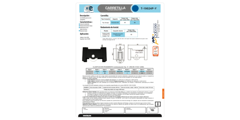 FICHA CARRETILLA T-19024P-Y