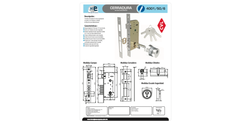 FICHA CHAPA 4001 50 6