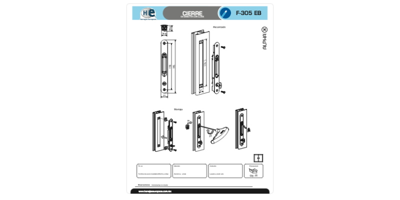 FICHA F-305 EB