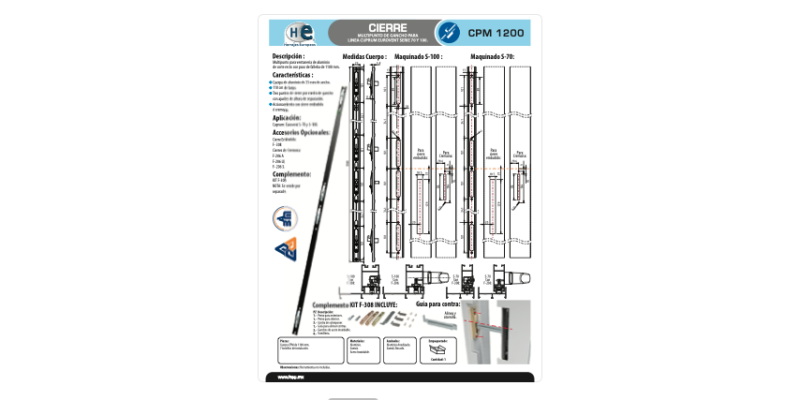 FICHA CPM 1200 PARA CUPRUM S 70 Y S 100