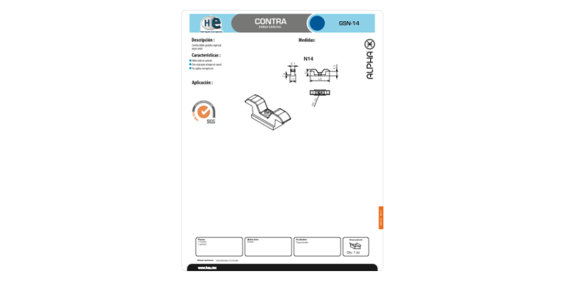 FICHA CONTRA GS-N14