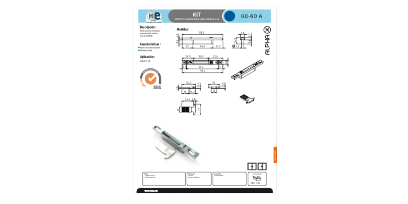 FICHA KIT GANCHO GC-60 A