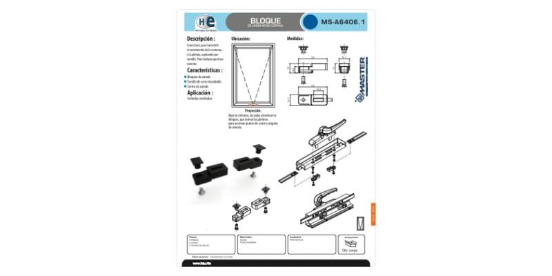 FICHA CONECTORES PLETINA MS-A6406.1