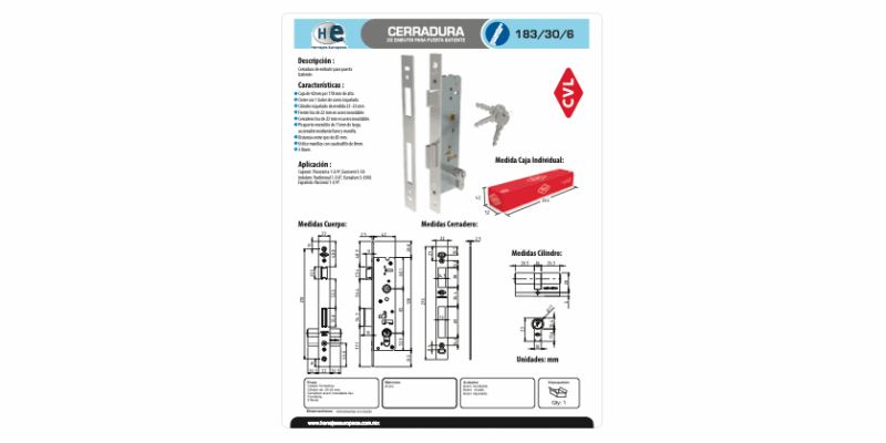FICHA CHAPA 184 30 6
