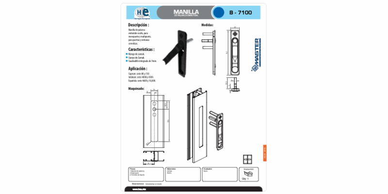 FICHA B-7100
