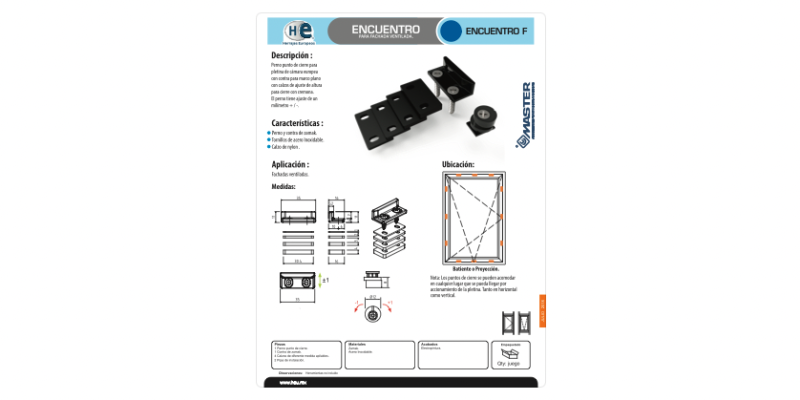 ENCUENTRO F-Manual de instalación