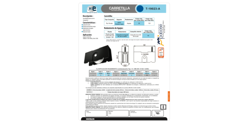 FICHA CARRETILLA T-19023-A