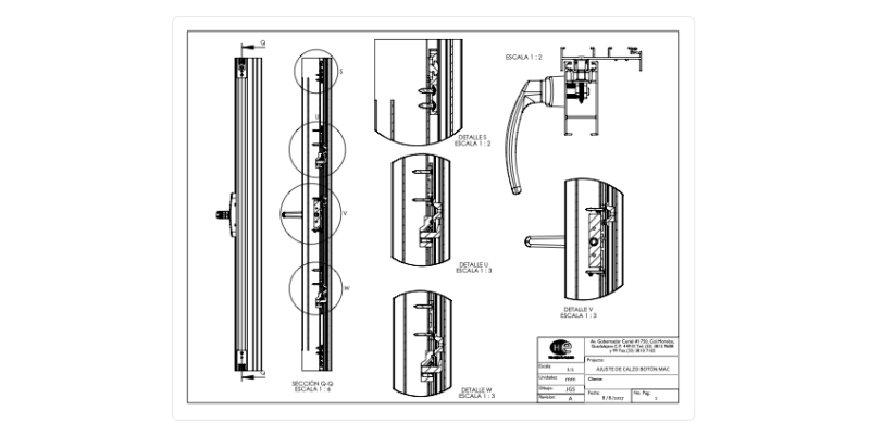 DETALLE DE ADAPTACION MAC A LINEA A 300