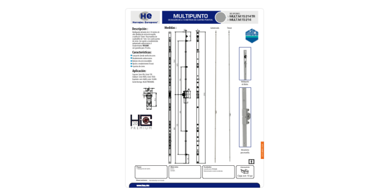 FICHA MULT.M.15 214 HG20 PREMIUM