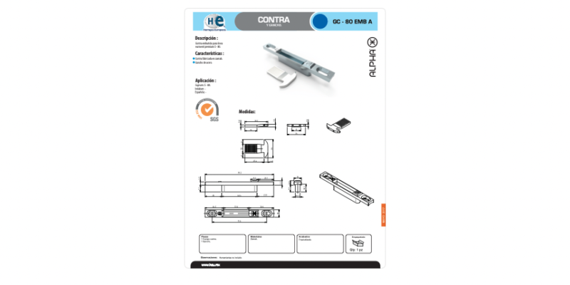 FICHA GC-80 EMB A