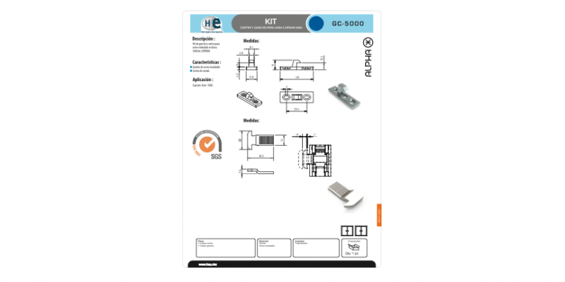 FICHA KIT GANCHO GC 5000