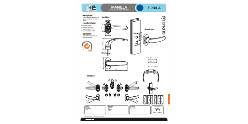 FICHA MANILLA F 204 A