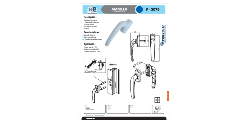 FICHA MANILLA F 3075