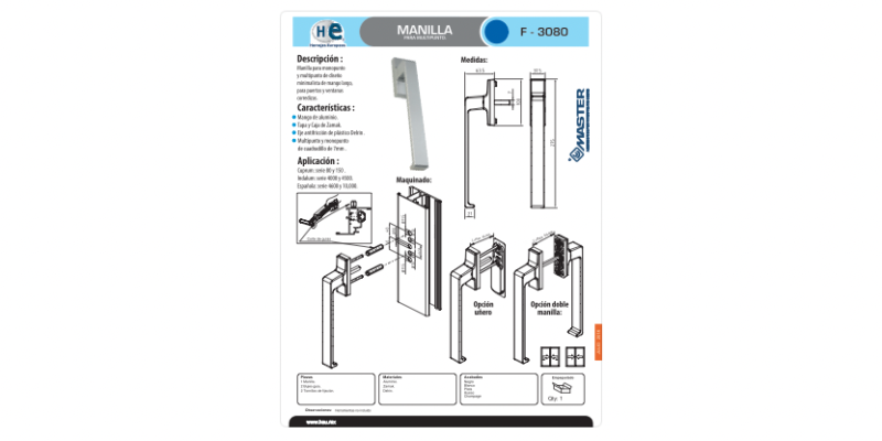 FICHA MANILLA F 3080